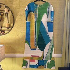 Abstract Multicolor Dress